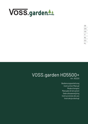 VOSS.garden HD5500+ Bedienungsanleitung