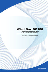 MSI Wind Box DC100 Bedienungsanleitung