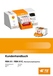TE Connectivity RBK-X1C Kundenhandbuch