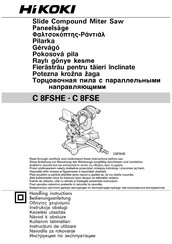 Hikoki C 8FSHE Bedienungsanleitung