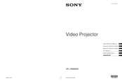 Sony VPL-VW890ES Kurzreferenz