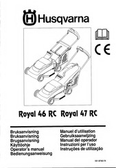 Husqvarna Royal 47 RC Bedienungsanweisung