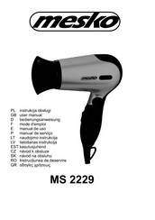 Mesko MS 2229 Bedienungsanleitung