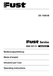 FUST EK 716N-IB Bedienungsanleitung