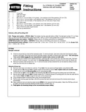 Witter C44AU Montageanleitung