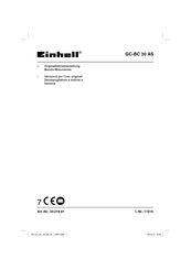 EINHELL 34.019.81 Originalbetriebsanleitung