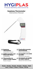 HYGIPLAS Easytemp CF913 Bedienungsanleitung