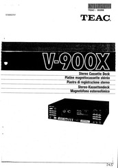 Teac V-900X Bedienungsanleitung