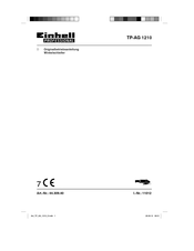EINHELL Professional TP-AG 1210 Originalbetriebsanleitung