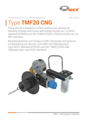 Weh TMF20 CNG Betriebsanleitung
