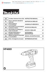 Makita HP488DWE Betriebsanleitung