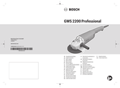 Bosch GWS 2200 Professional Originalbetriebsanleitung