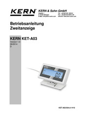 KERN KET-A03 Betriebsanleitung