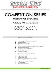Ground Zero GZCF 6.5SPL Anleitung