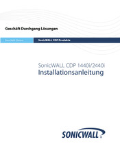 SonicWALL CDP 2440i Installationsanleitung