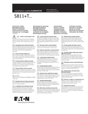 Eaton S811+T Serie Montageanweisung