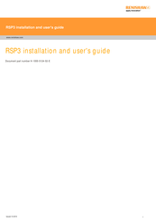 Renishaw RSP3 Installations- Und Bedienungsanleitung
