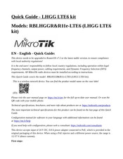 MikroTik LHGG LTE6 kit Kurzanleitung
