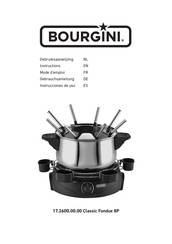 Bourgini 17.2600.00.00 Gebrauchsanleitung