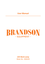 Brandson Equipment 302639 Bedienungsanleitung