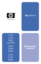 HP JetDirect 610N (EIO) Administratorhandbuch