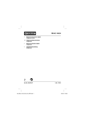 Robust RB-AC 190/24 Originalbetriebsanleitung