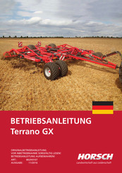 HORSCH 34981250 Betriebsanleitung