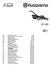 Husqvarna LB 146i Bedienungsanleitung