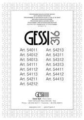 Gessi 54011 Montageanleitung
