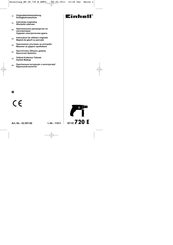 EINHELL BT-ID 720 E Originalbetriebsanleitung