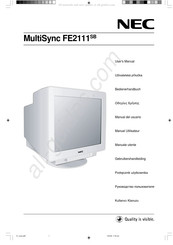 NEC MultiSync FE 2111 SB Benutzerhandbuch