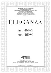 Gessi ELEGANZA 46079 Montageanleitung