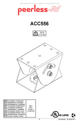 peerless-AV ACC556 Montageanleitung