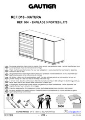 Gautier 504 Montageanleitung