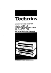 Technics SA-Z50 Bedienungsanleitung