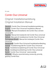Rational Combi-Duo Universal Installationsanleitung