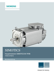 Siemens SIMOTICS M-1PH816 Betriebsanleitung