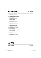 EINHELL TC-BG 200 Originalbetriebsanleitung