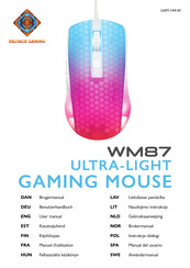 Deltaco Gaming WM87 Benutzerhandbuch