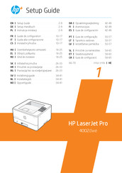 HP LaserJet Pro 4002dwe Installations-Handbuch