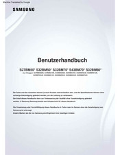 Samsung S32BM50 Serie Benutzerhandbuch