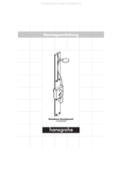 HANSGROHE 27005000 Montageanleitung