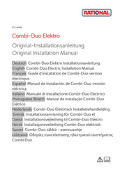 Rational Combi-Duo Elektro Installationsanleitung