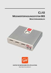 CMA CLAB 003 Benutzerhandbuch