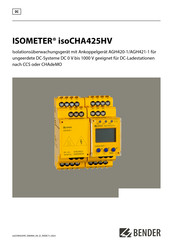 Bender ISOMETER isoCHA425HV Bedienungsanleitung