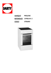 Proline CVP561W-2 Bedienungsanleitung
