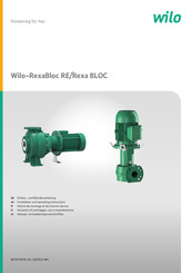 Wilo RexaBloc RE Einbau- Und Betriebsanleitung