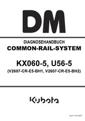 Kubota KX060-5 Diagnose-Handbuch