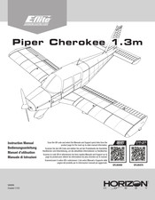 Horizon Hobby E-FLITE Piper Cherokee 1.3m Bedienungsanleitung