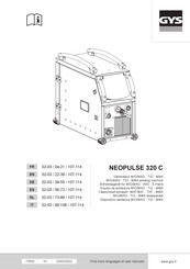 Gys NEOPULSE 320 C Bedienungsanleitung